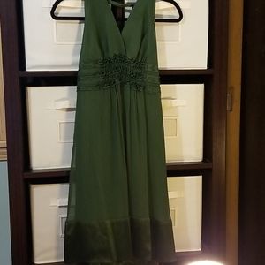 BCBG MaxAzria Dress Dark Green sz 4